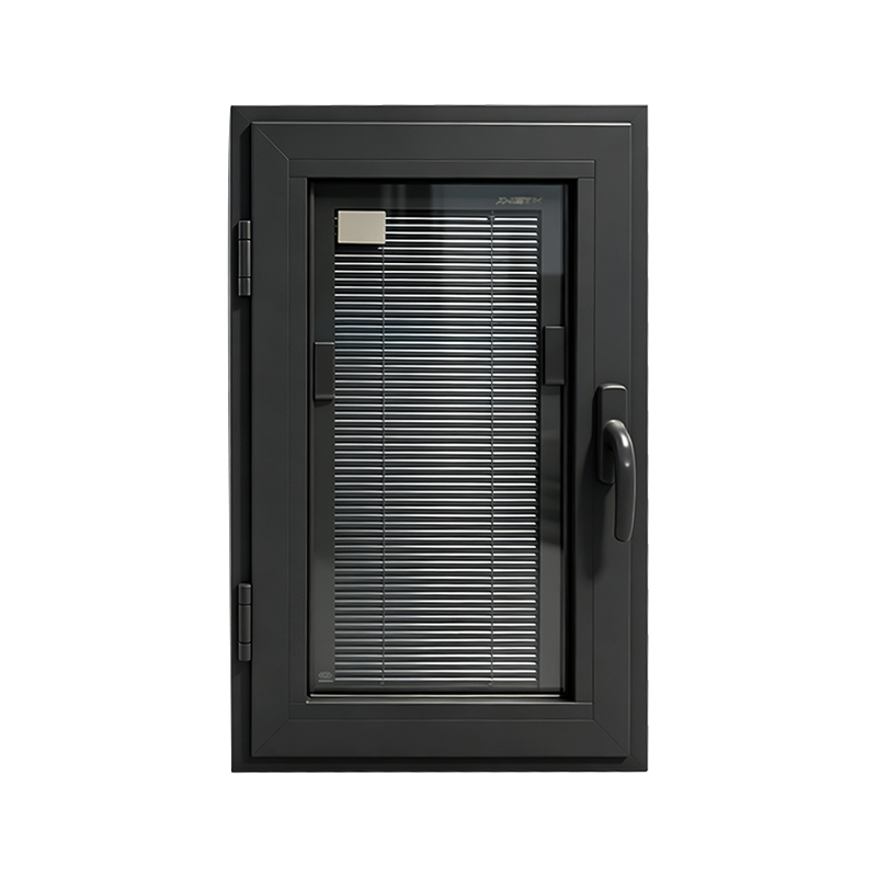 65 Series Double Outward Opening Window (with Built-in Louvers)