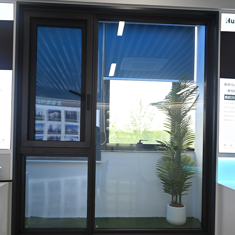 120 Electric Outward Opening Steel Mesh Integrated Window