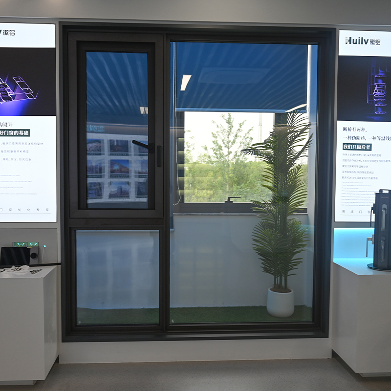 120 Electric Outward Opening Steel Mesh Integrated Window